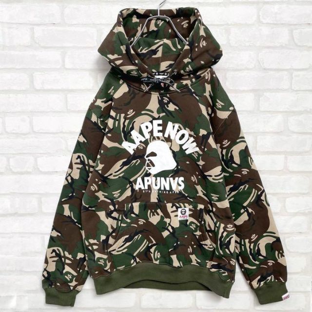 AAPE BY A BATHING APE カモ柄 パーカー