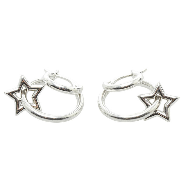 STAR JEWELRY(スタージュエリー)のK18WG ホワイトゴールド ピアス 【1-0083193】 レディースのアクセサリー(ピアス)の商品写真