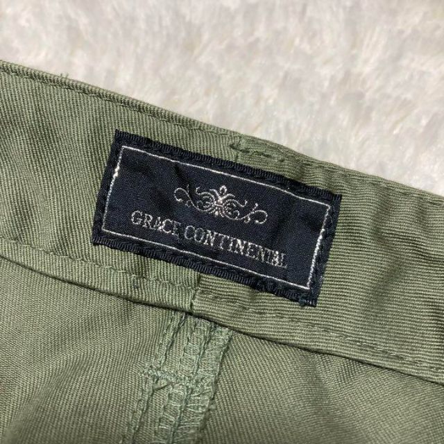 GRACE CONTINENTAL(グレースコンチネンタル)の雑誌掲載♡グレースコンチネンタル ベイカーパンツ カーキ 36 近年モデル レディースのパンツ(カジュアルパンツ)の商品写真