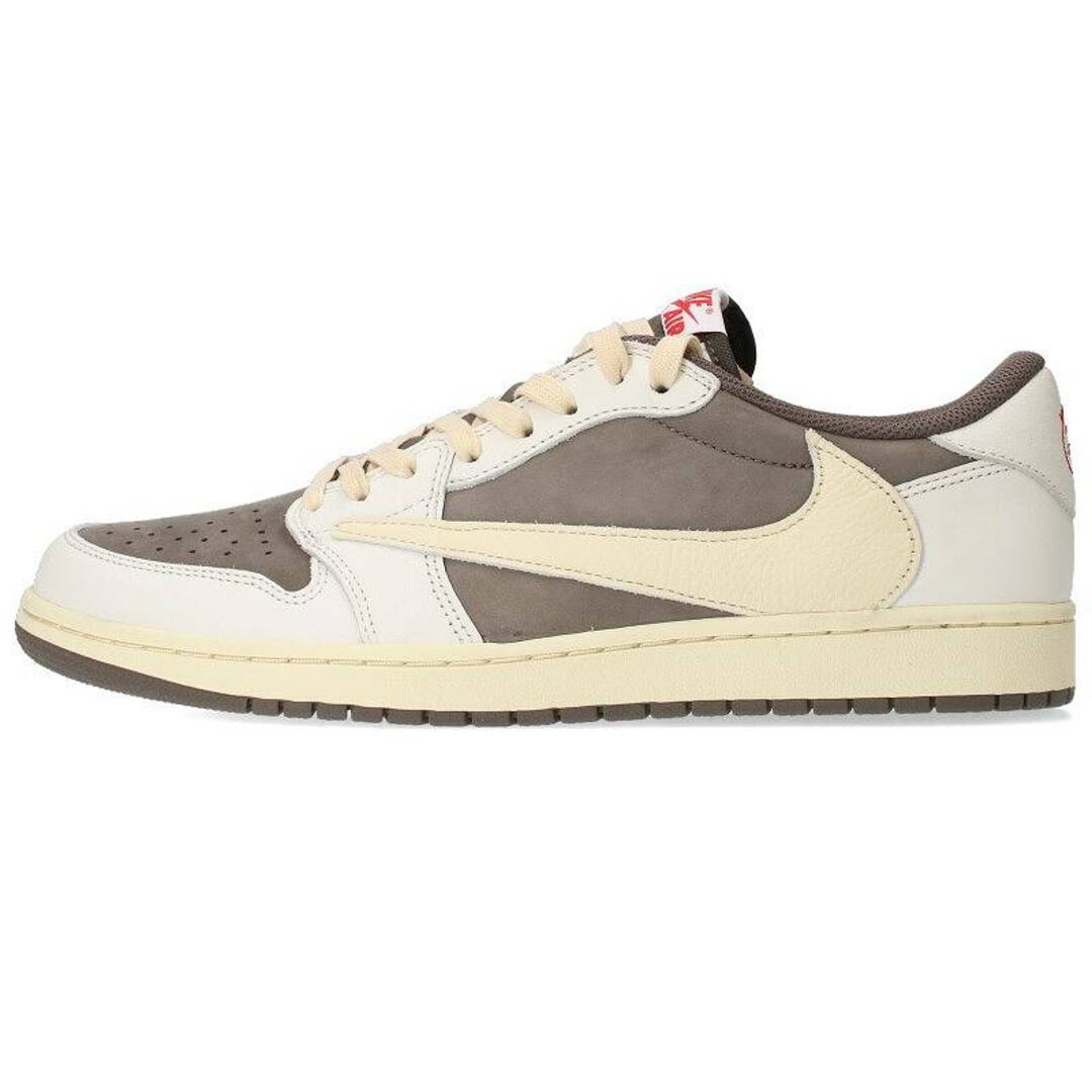 ナイキ ×トラヴィススコット Travis Scott AIR JORDAN 1 LOW OG REVERSE MOCHA DM7866-162 エアジョーダン1レトロロウオージースニーカー メンズ 29.5cm