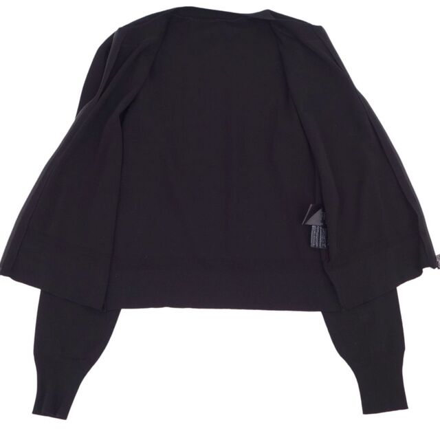 極美品 フォクシー FOXEY ジャケット Black Jade ブラックジェイド 40697 ジャージー ジップアップ レディース 38(M相当)  ブラック