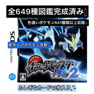 ポケットモンスター　ブラック2(携帯用ゲームソフト)