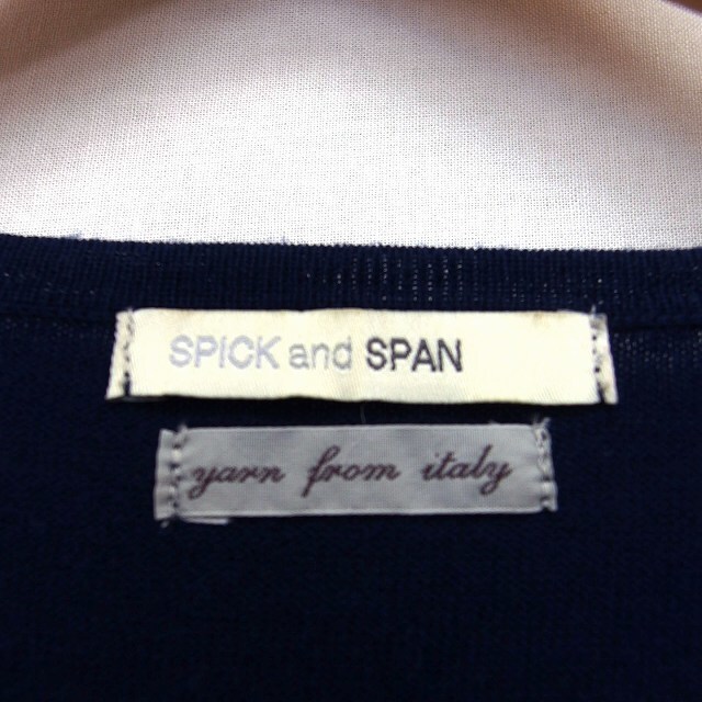 Spick & Span(スピックアンドスパン)のスピック&スパン Spick&Span ニット カーディガン 長袖 リボン紐 レディースのトップス(カーディガン)の商品写真