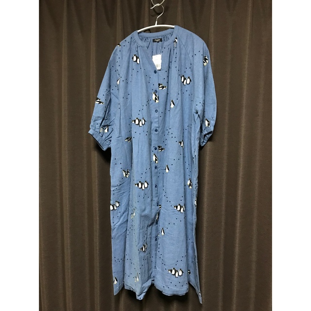 タグ付き marble sud マーブルシュッド ペンギン 刺繍 ワンピース