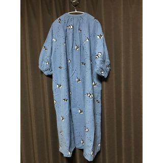 タグ付き marble sud マーブルシュッド ペンギン 刺繍 ワンピースの