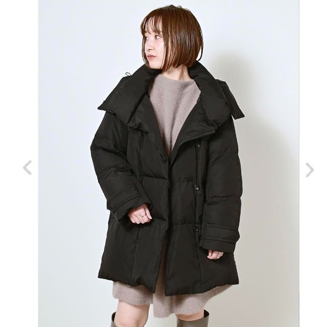 在庫僅少 THECOATLAB 【限定】ミドルダウンコート 0 (S) ブラック