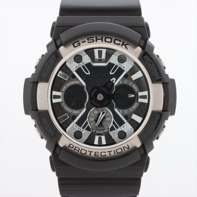 CASIO(カシオ)の稼働品 美品 CASIO G-SHOCK カシオ 黒 腕時計 GA-200BW メンズの時計(腕時計(デジタル))の商品写真