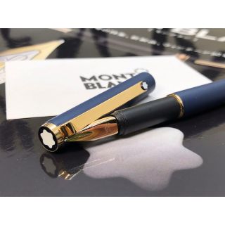 モンブラン(MONTBLANC)の※未使用に近い美品！S-ラインNo2118ブルーカラー＆ゴールド装飾★モンブラン(ペン/マーカー)