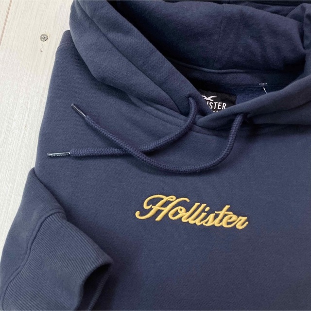 Hollister(ホリスター)のおしゃれ配色！ふわふわスーパーソフト♩刺繍ロゴ/パーカー【XS】ホリスター メンズのトップス(パーカー)の商品写真