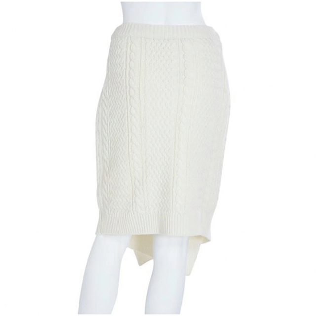 Ungrid(アングリッド)のケーブルニットタイトスカート　 Ungrid レディースのスカート(ひざ丈スカート)の商品写真