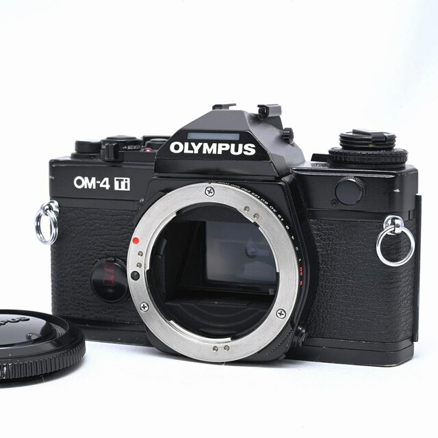 OLYMPUS(オリンパス)のOLYMPUS OM-4Ti Black スマホ/家電/カメラのカメラ(フィルムカメラ)の商品写真