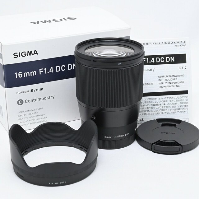 SIGMA Contemporary 16mm F1.4 DC DN ソニー用 レンズ(単焦点) SIGMA Contemporary 16mm F1.4 DC DN ソニー用 レンズ(単焦点)
