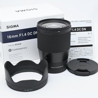 シグマ(SIGMA)のSIGMA Contemporary 16mm F1.4 DC DN ソニー用(レンズ(単焦点))