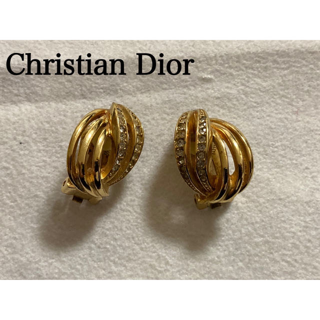 Dior ヴィンテージ ゴールド イヤリング | フリマアプリ ラクマ
