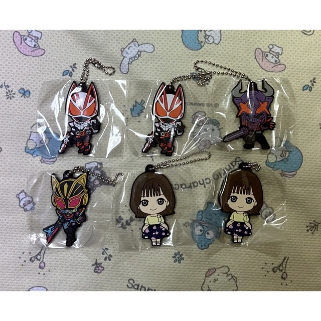 仮面ライダーギーツ カプセルラバーマスコット ギーツ/バッファ/ナーゴ/祢音 エンタメ/ホビーのアニメグッズ(ストラップ)の商品写真