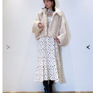 SNIDEL - Sustainableショートボアコートの通販 by み's shop
