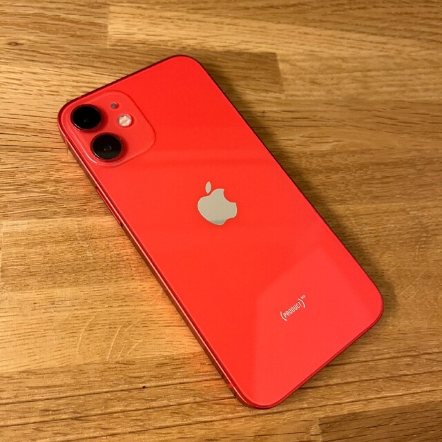 iPhone12mini red 128GB　【値下げ】