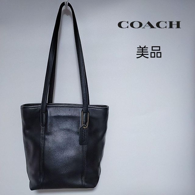 ♡美品COACH レザー トートバッグ ブラック ♡