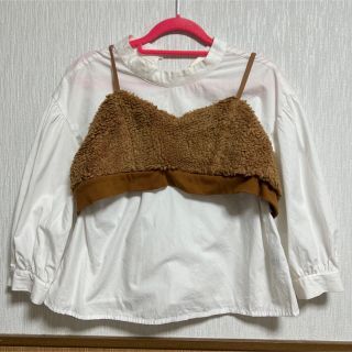 ページボーイ(PAGEBOY)の【美品】PAGEBOY  ブラウスビスチェ(シャツ/ブラウス(長袖/七分))