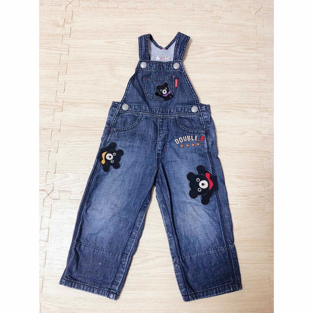 DOUBLE.B(ダブルビー)のダブルビー　オーバーオール　90 キッズ/ベビー/マタニティのキッズ服男の子用(90cm~)(パンツ/スパッツ)の商品写真