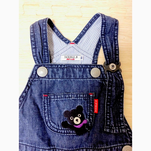 DOUBLE.B(ダブルビー)のダブルビー　オーバーオール　90 キッズ/ベビー/マタニティのキッズ服男の子用(90cm~)(パンツ/スパッツ)の商品写真