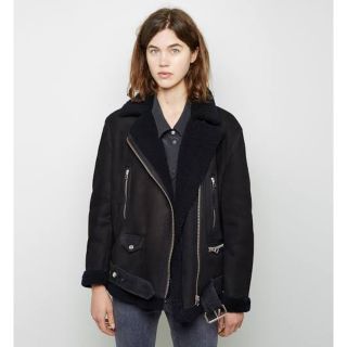 Acne Studiosアクネストゥディオスライダースジャケット レディース 黒