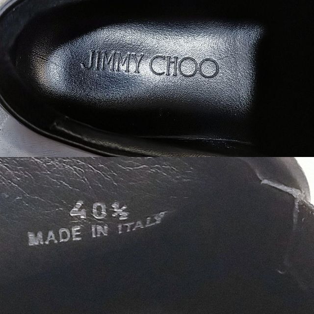 JIMMY CHOO(ジミーチュウ)の美品　ジミーチュウ　デッキシューズ　スニーカー　ブルー　スエード　本革 メンズの靴/シューズ(デッキシューズ)の商品写真