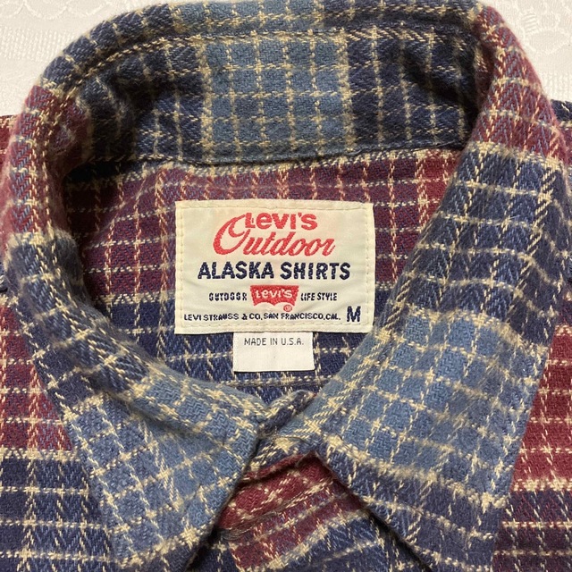 Levi's(リーバイス)のリーバイス　アウトドア　アラスカシャツ　ネルシャツ　usa製 メンズのトップス(シャツ)の商品写真