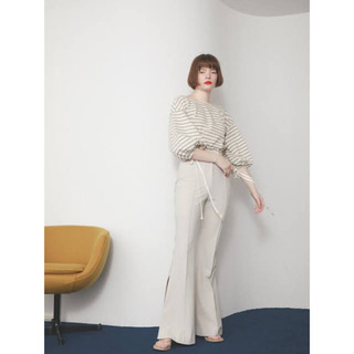 ロザリームーン(Rosary moon)のRosarymoon Stretch Side Slit Pants(カジュアルパンツ)