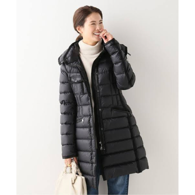 美品 moncler hermine 00サイズ XSサイズ ブラック - ダウンコート