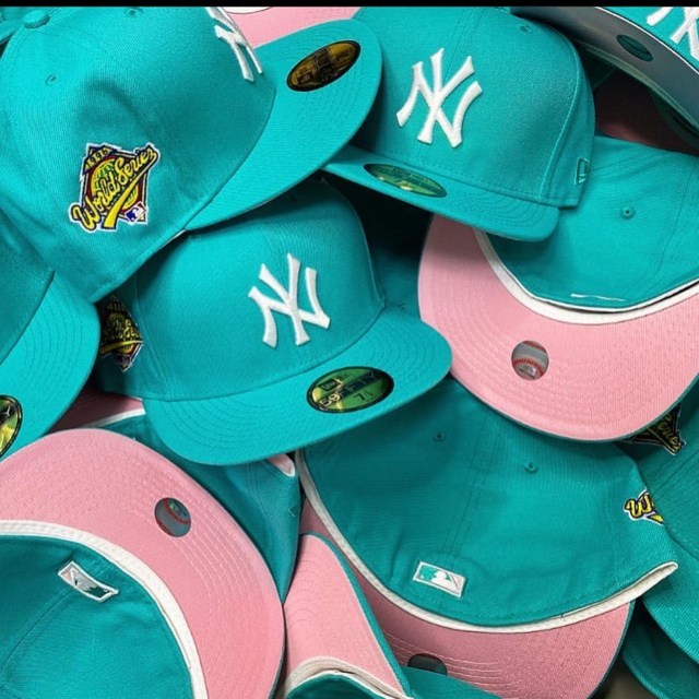 ニューエラ59FIFTY ニューヨークヤンキースティファニーブルー 7 5/8海外別注