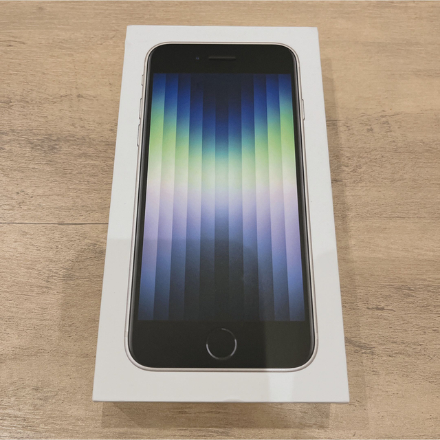 アップル iPhoneSE 第3世代 128GB スターライト softbankホワイトカラー