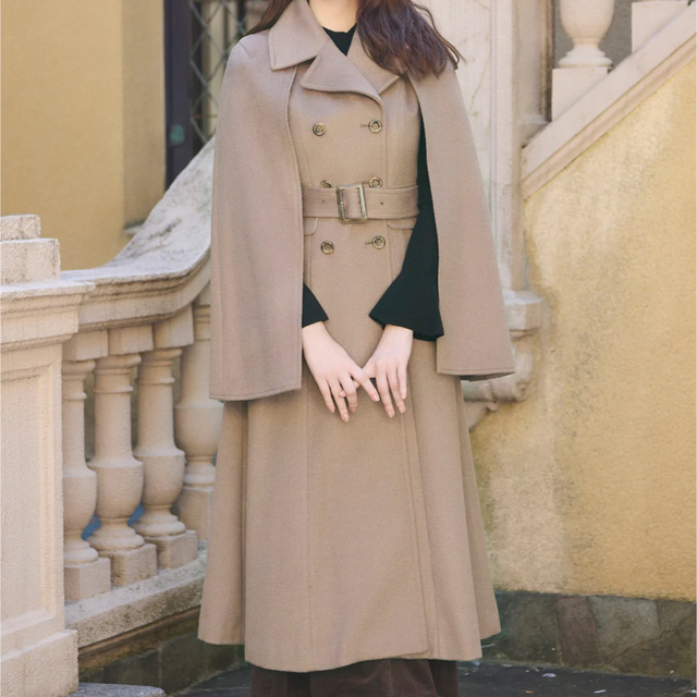 Her lip to * Mademoiselle 2Way Long Coat