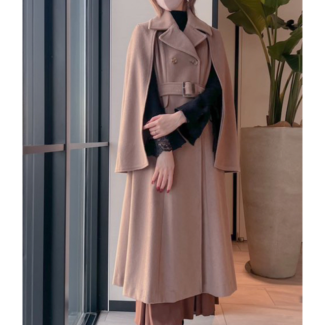 Mademoiselle 2Way Long Coat ネイビー