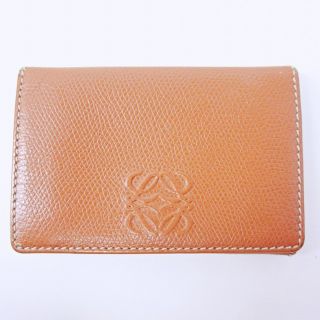 19000円格安 買う 【通販 人気】 LOEWE ロエベ 名刺入れ 美品 小物