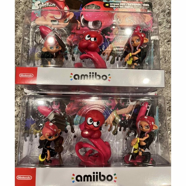 【新品未開封品】 amiibo  スプラトゥーン　トリプルセット　タコ　2セット