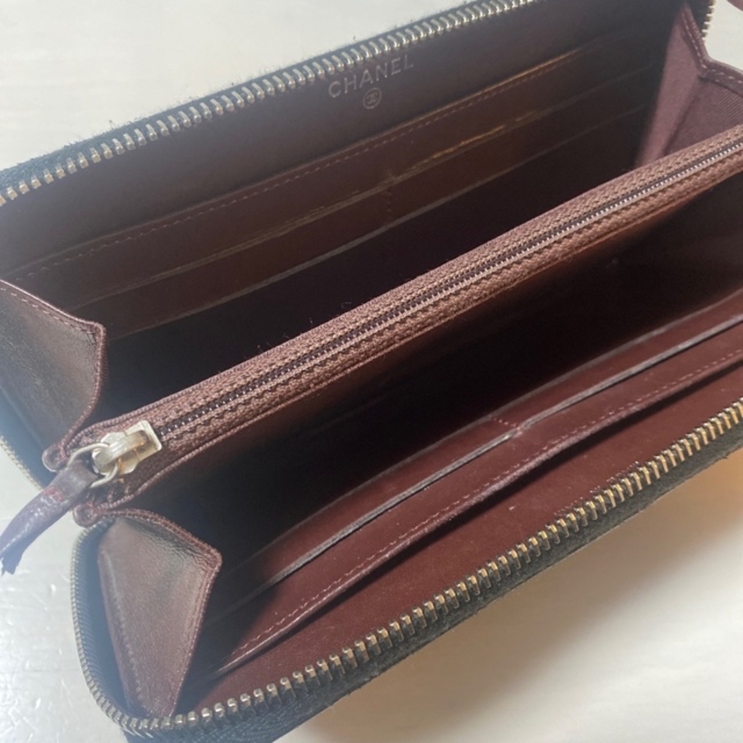 CHANEL - 確実正規品 CHANEL 長財布 マトラッセ ラウンドファスナーの