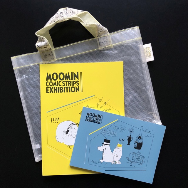 MOOMIN(ムーミン)のムーミンコミックス展 図録 2冊セット バッグ付き エンタメ/ホビーの漫画(イラスト集/原画集)の商品写真