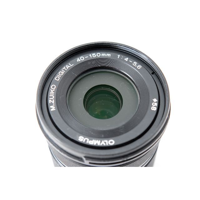 OLYMPUS(オリンパス)の■便利な望遠ズーム■オリンパス M.ZUIKO 40-150mm F4-5.6 スマホ/家電/カメラのカメラ(レンズ(ズーム))の商品写真