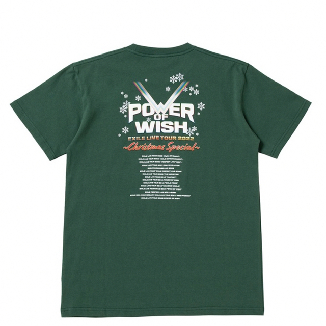 EXILE(エグザイル)のEXILE LIVE2022 POWER OF WISH Tシャツ　Mサイズ チケットの音楽(国内アーティスト)の商品写真