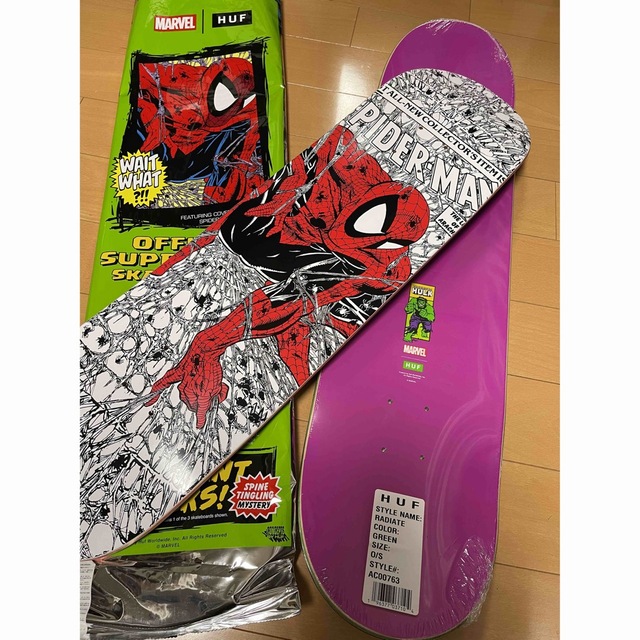 HUF×marvel コラボデッキ　2点セット