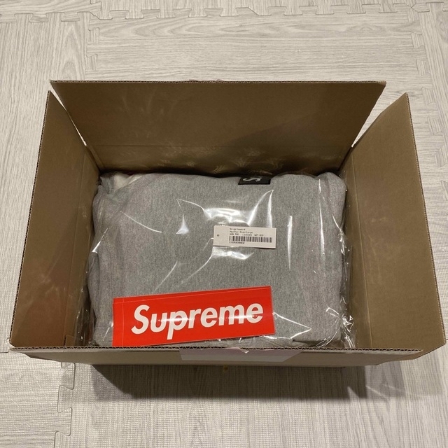 Supreme Box Logo Crewneck  Large Grey