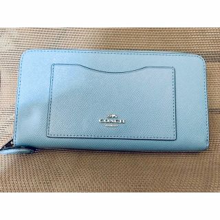 コーチ(COACH)のコーチ　ブルーの長財布(財布)