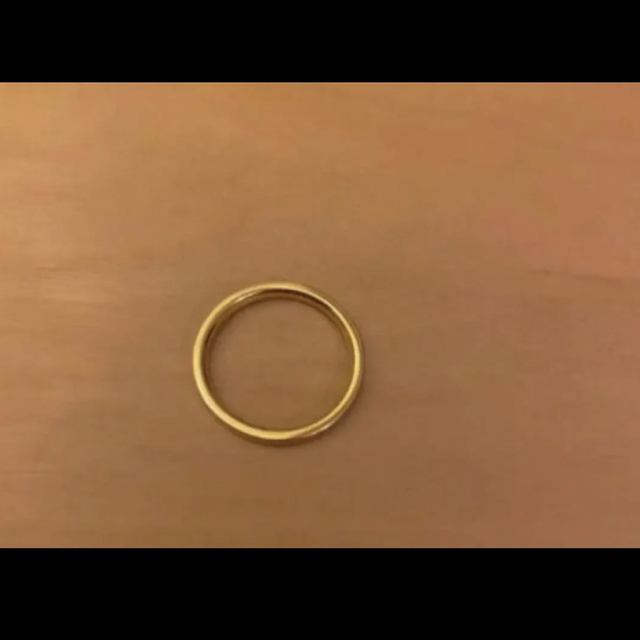 指輪 リング　レディース　ステンレス　アレルギー対応　7号　ゴールド レディースのアクセサリー(リング(指輪))の商品写真