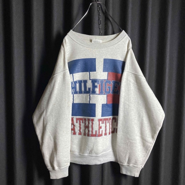 得価定番人気 90's USA製 □ トミーヒルフィガー ビッグロゴ フラッグ