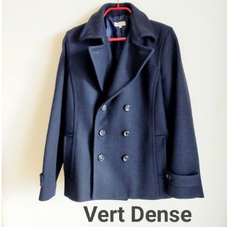 ヴェールダンス(Vert Dense)のVert Dense　コート　ピーコート　冬　黒　紺　シンプル(ピーコート)