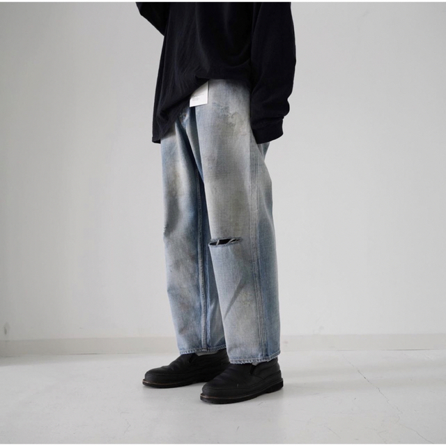 COMOLI(コモリ)のANCELLM SELVEDGE DENIM PANTS メンズのパンツ(デニム/ジーンズ)の商品写真