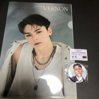 セブンティーン(SEVENTEEN)のSEVENTEEN バーノン ファイル&缶バッチ(アイドルグッズ)