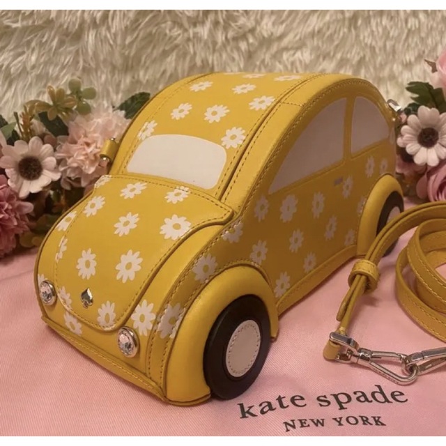 即購入可ですが値下げ不可ですKate spade バッグ　カークロスボディイエロー黄色