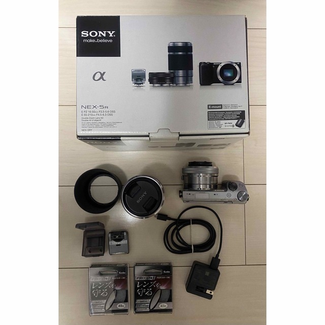ソニー SONY ミラーレス NEX-5 ダブルレンズ 直販半額 家電・スマホ
